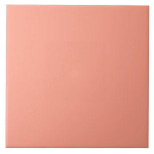 Vivid Tangerine Orange Pink tile