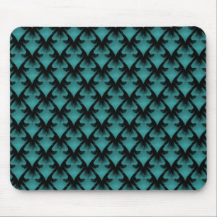 Vivid Teal Metropolitan Glam Mousepad