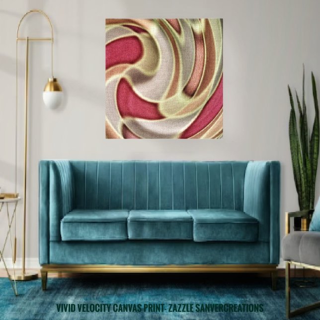 Vivid Velocity Canvas Print (Creator Uploaded)