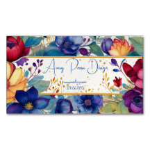 Vivid Vintage Watercolor Floral