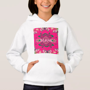 Vivid Vivid Bébé rose floral violet ombrage Monogr