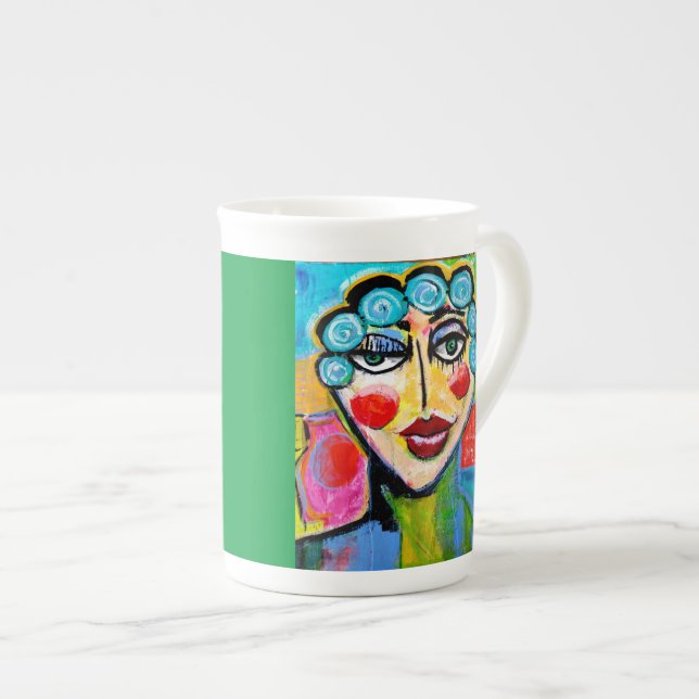 Vivid Vixen Inspirational Bone China Mug (Front Right)