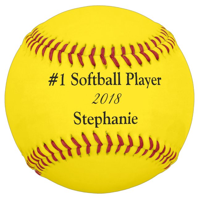 Vivid Yellow Softball (Front)