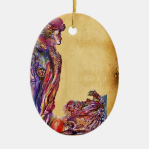 VIVIEN AND MERLIN CERAMIC ORNAMENT