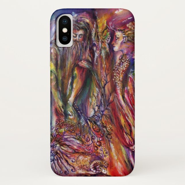 VIVIEN AND MERLIN Pink Purple Fantasy Case-Mate iPhone Case (Back)