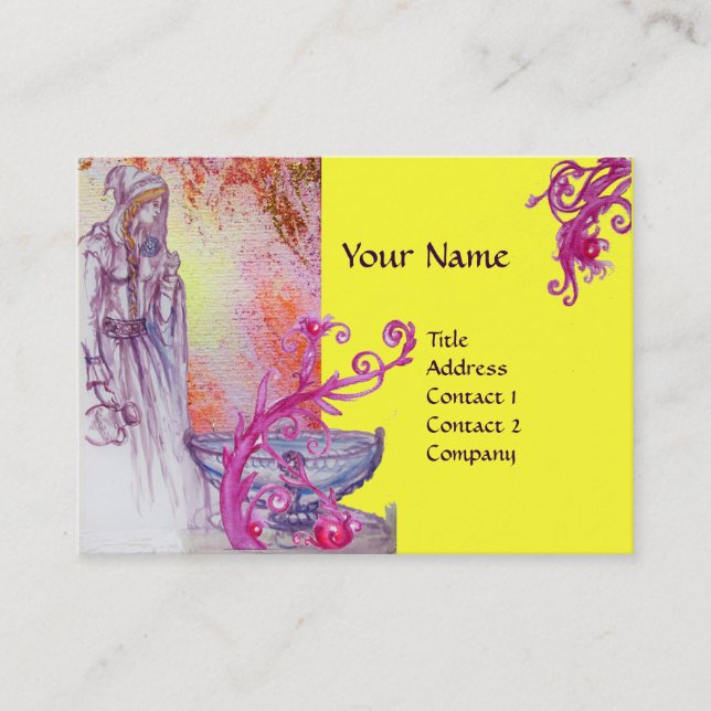 VIVIEN MONOGRAM BUSINESS CARD (Front)