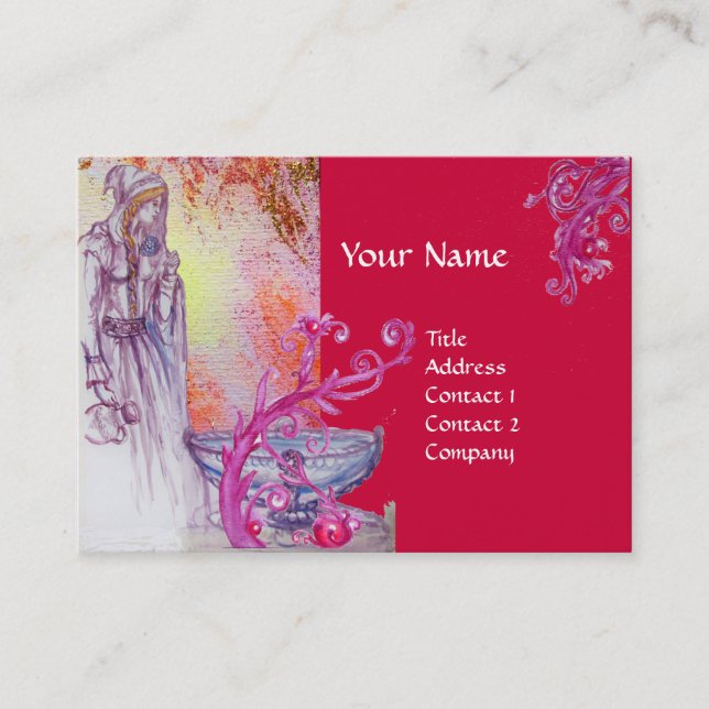VIVIEN MONOGRAM BUSINESS CARD (Front)