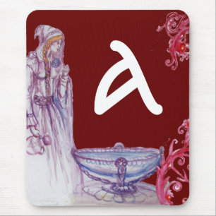 VIVIEN MONOGRAM MOUSE PAD