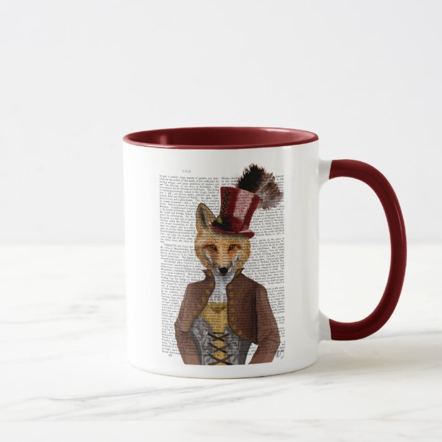 Vivienne Steampunk Fox Mug (Right)
