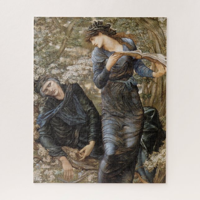 Vivien's Beguiling of Merlin (Edward Burne-Jones) Jigsaw Puzzle (Vertical)