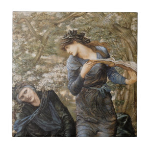 Vivien's Beguiling of Merlin (Edward Burne-Jones) Tile