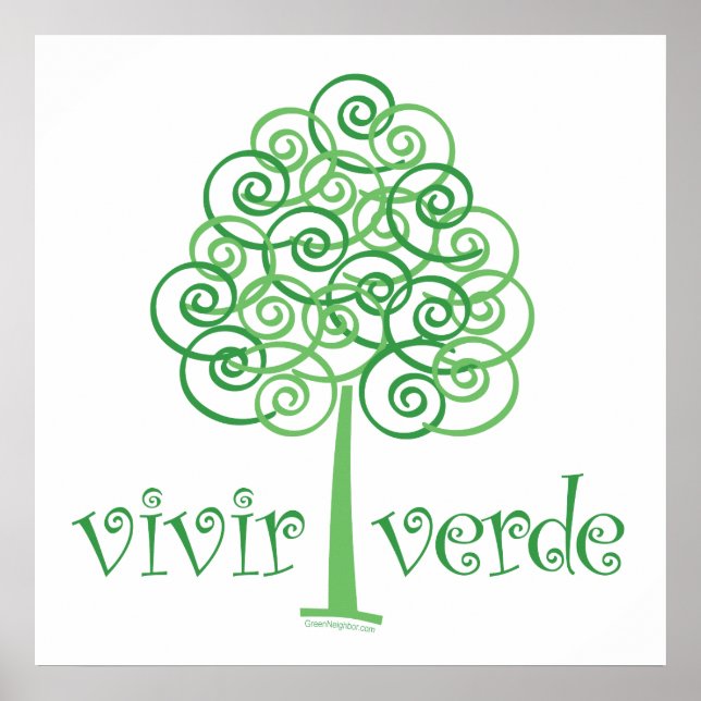 Vivir Verde Poster (Front)