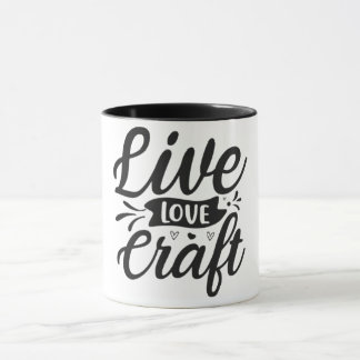 Vivre, Amour, Artisanat- Mug
