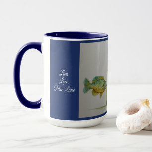 Vivre, Amour, Pine Lake 2 Tone Coffee Mug