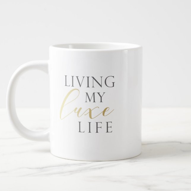 Vivre Ma LUXE Vie 20 oz. mug (Gauche)