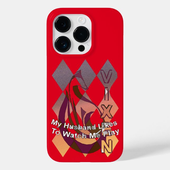 Vixen husband likes to watch me play Case-Mate iPhone case (Back)