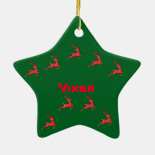 Vixen  Ornament in Colours