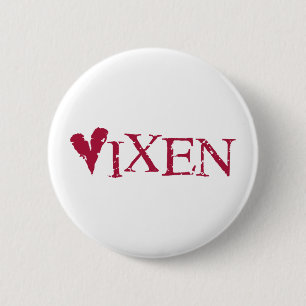 Vixen Red 2 Inch Round Button