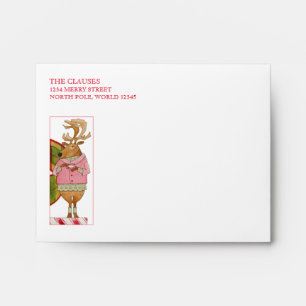 VIXEN REINDEER A2 Note Card Envelopes 
