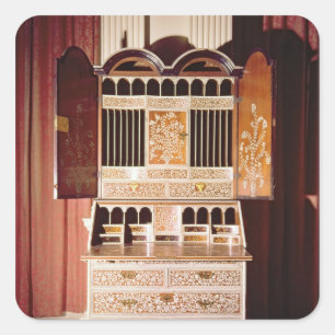 Vizagapatam bureau cabinet square sticker