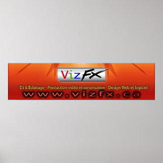 VizFX Banner Poster
