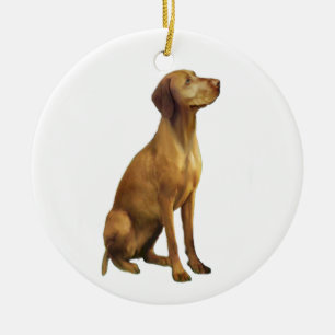 Vizsla (A) Ceramic Ornament