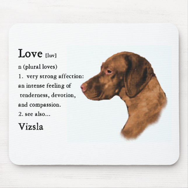 Vizsla Art Gifts Mouse Pad (Front)