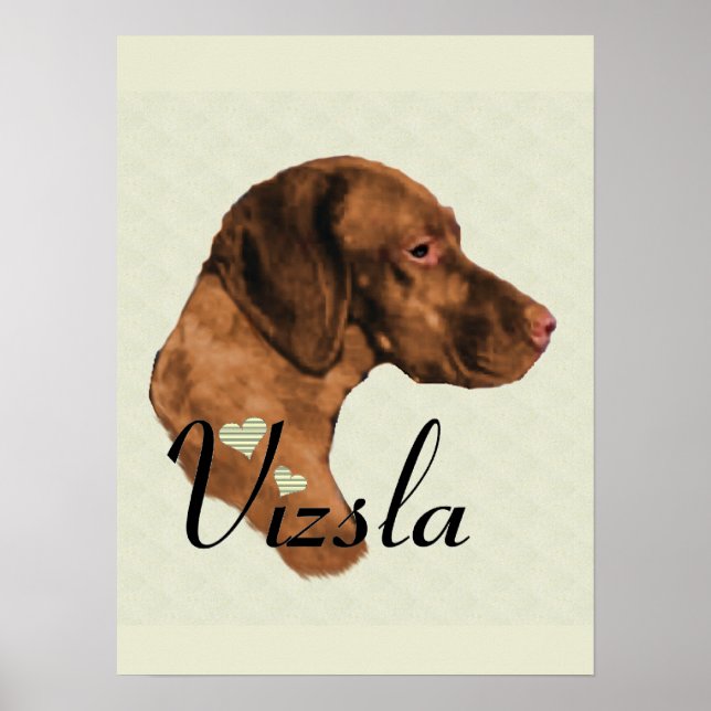 Vizsla Art Print (Front)