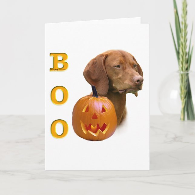 Vizsla Boo Card (Front)