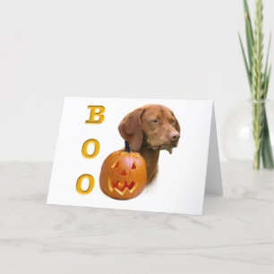 Vizsla Boo Card