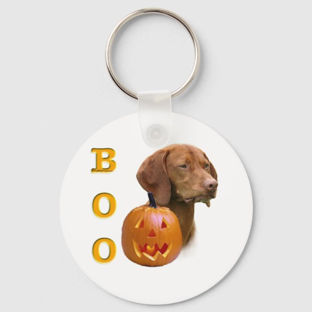 Vizsla Boo Keychain (Front)