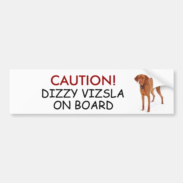 VIZSLA - bumper sticker (Front)