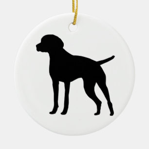 Vizsla Ceramic Ornament