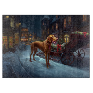 Vizsla Christmas Festive Season Cutting Board