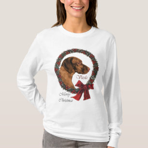 Vizsla Christmas Gifts T-Shirt