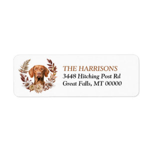 Vizsla Dog Autumn Wreath