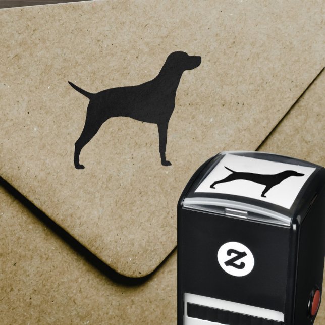 Vizsla Dog Breed Silhouette Self-inking Stamp (Creator Uploaded)