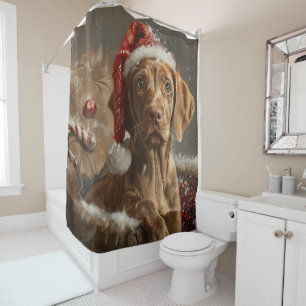 Vizsla Dog Christmas Festive 