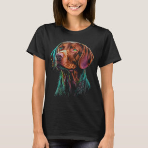 Vizsla Dog  Colourful Dog Mom Dad Men Women T-Shirt
