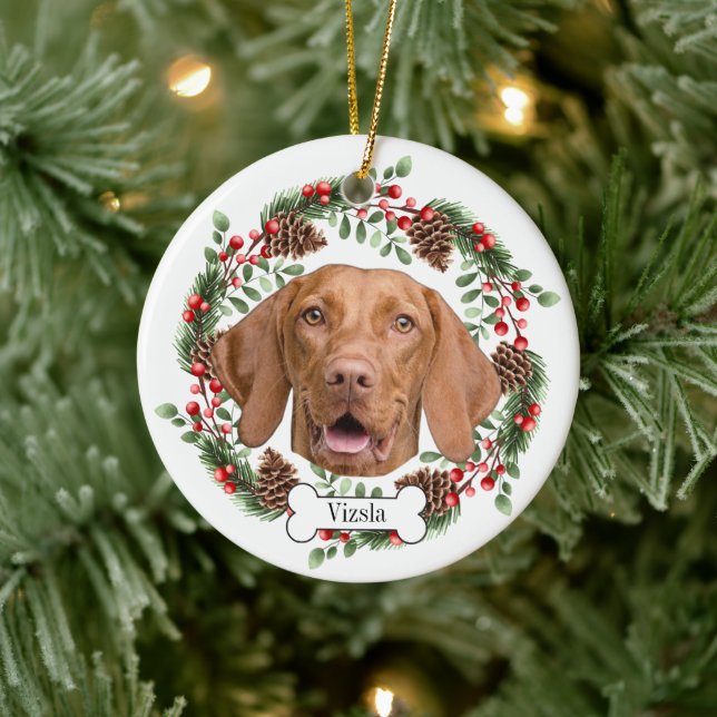 vizsla dog Personalized Pet Ornament (Tree)