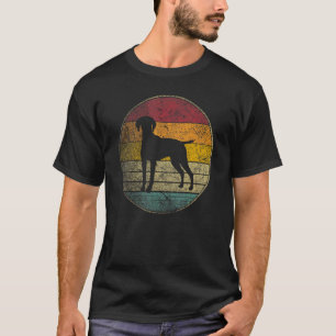 Vizsla Dog Pet Vintage Distressed Retro Style 70s T-Shirt