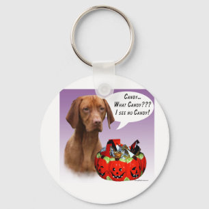 Vizsla Halloween Candy Keychain