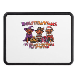 Vizsla Halloween Thanksgiving Christmas Classic T- Trailer Hitch Cover