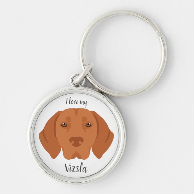 Vizsla Keychain (Front)