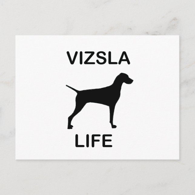 vizsla life postcard (Front)