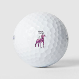 Vizsla Magic Unicorn Pegasus Golf Balls