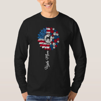 Vizsla Mom For Women Usa American Flag Hungarian V T-Shirt