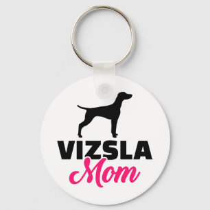 Vizsla Mom Keychain