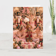 Vizsla Nutcracker Christmas Card