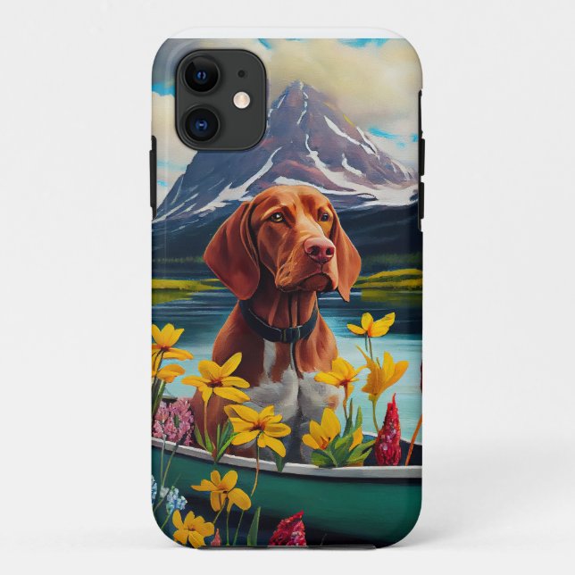 Vizsla on a Paddle: A Scenic Adventure Case-Mate iPhone Case (Back)